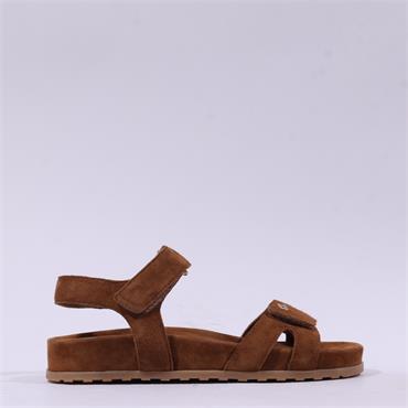 Paul Green Velcro Strap Sporty Sandal - Nut